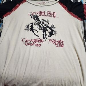 Cowgirl tuff womens blouse